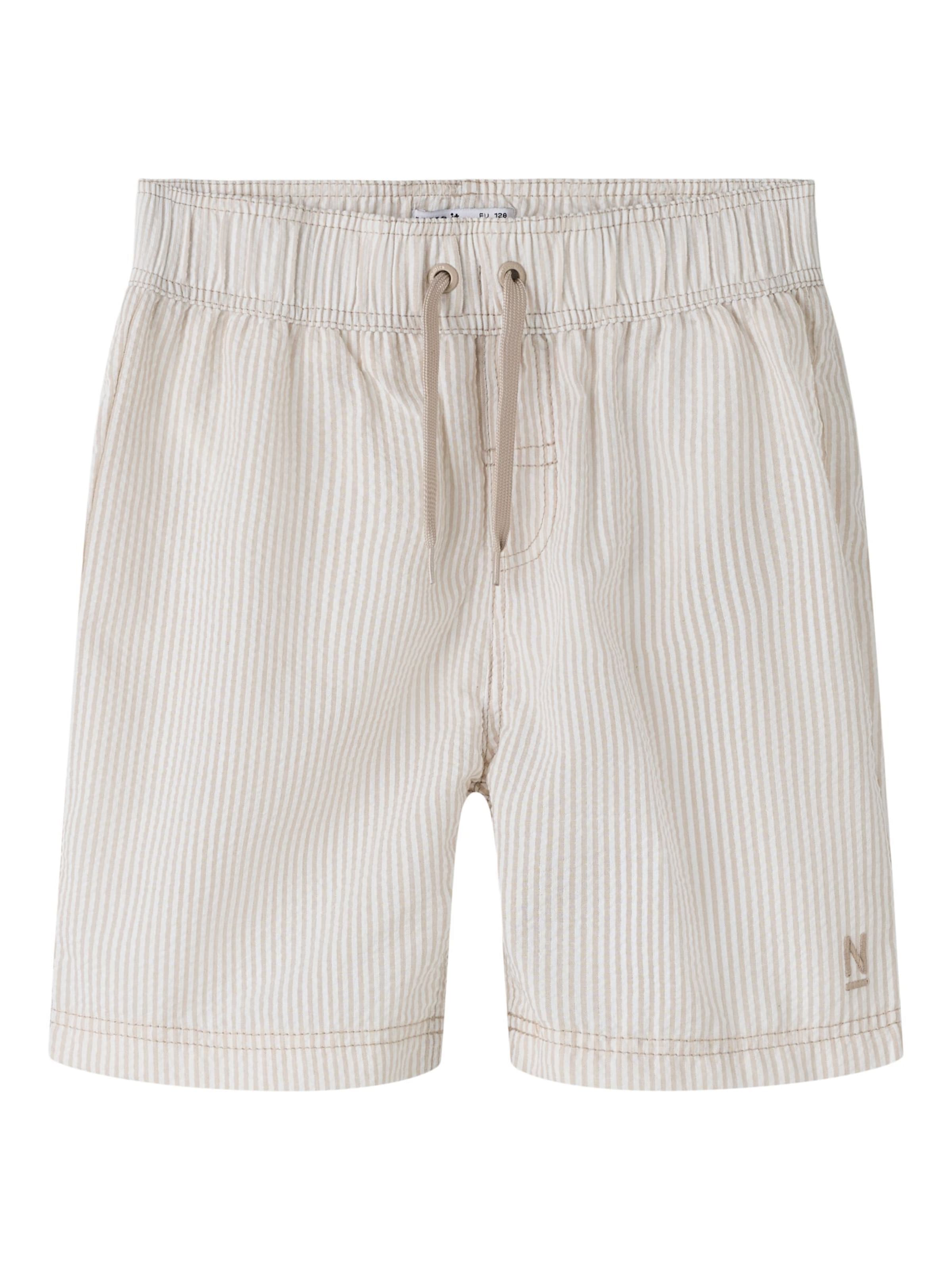 NAME IT Badeshorts i beige: forside