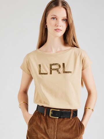Lauren Ralph Lauren Koszulka 'GRIETA' w kolorze beżowy: przód