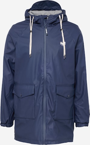 Lake View Between-Seasons Parka 'Sebastian' in Blue: front