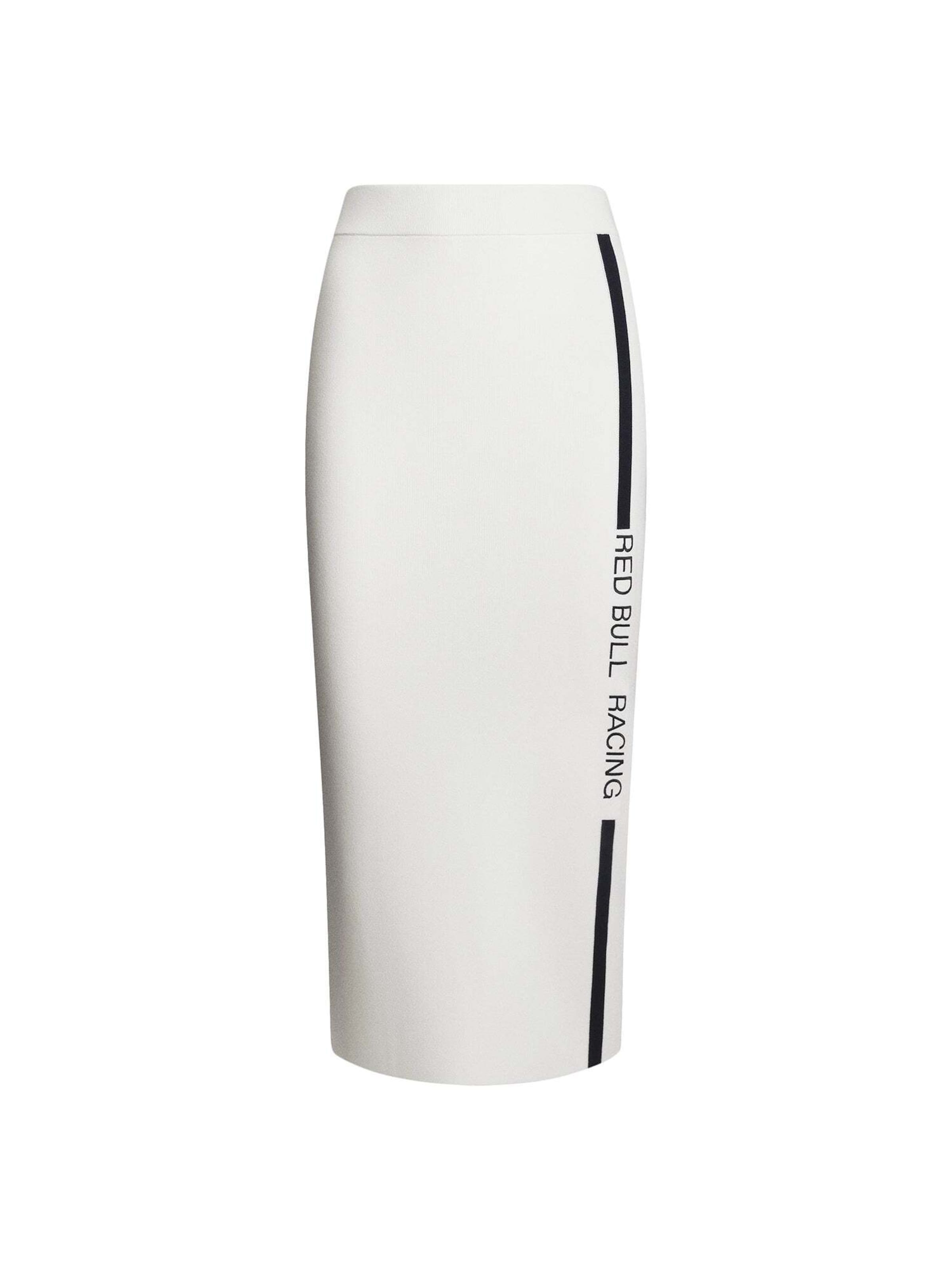 Gonna 'Red Bull Racing x Pepe Jeans' di Red Bull Racing x Pepe Jeans in bianco: frontale