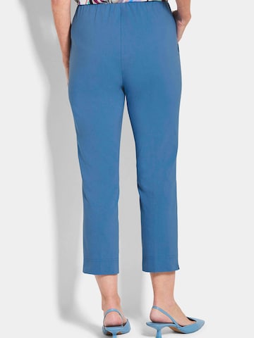 Goldner Slimfit Hose in Blau