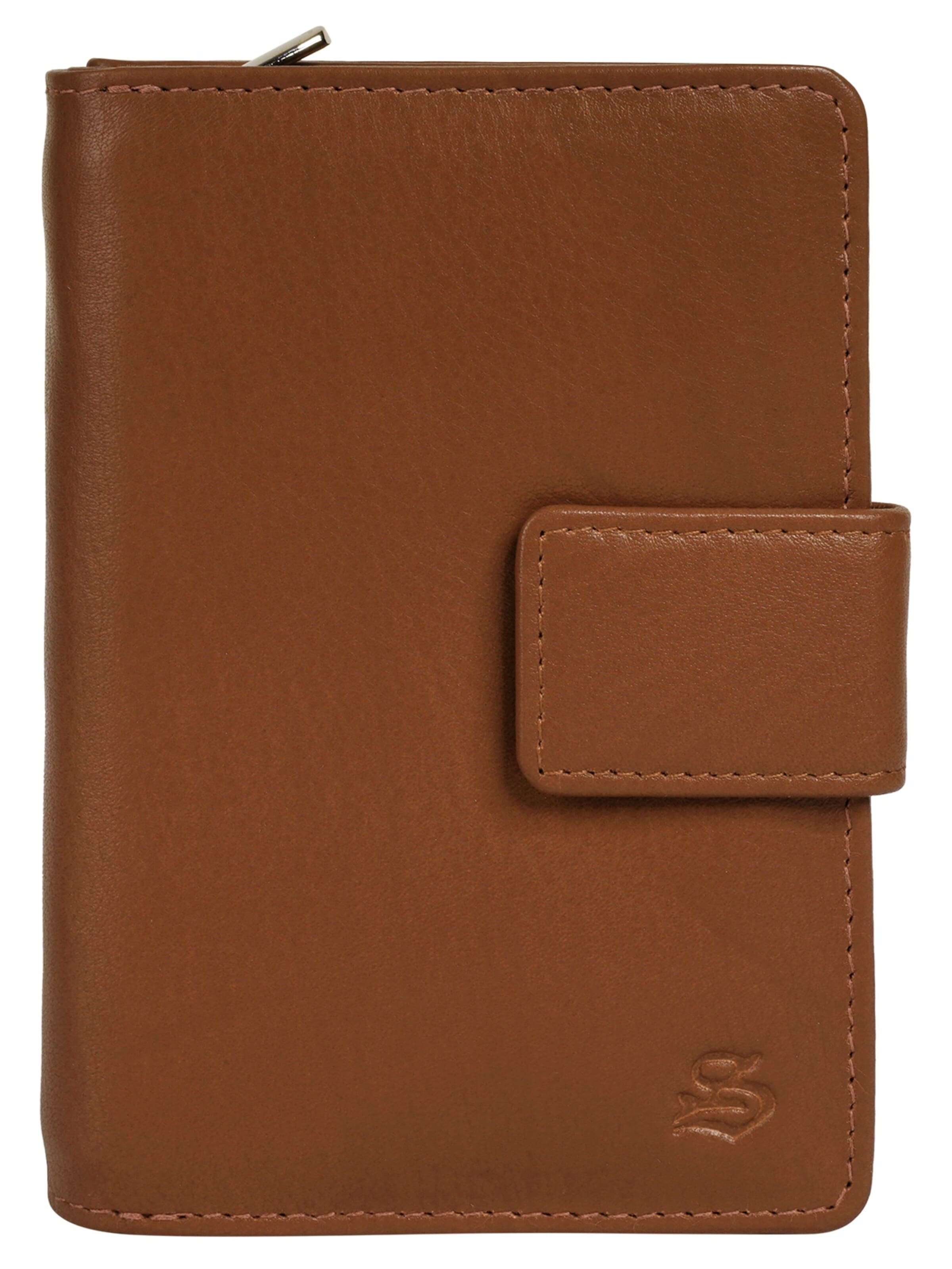 Szuna Wallet in Brown: front