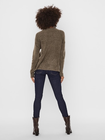 VERO MODA Sweater 'Lefile' in Grey