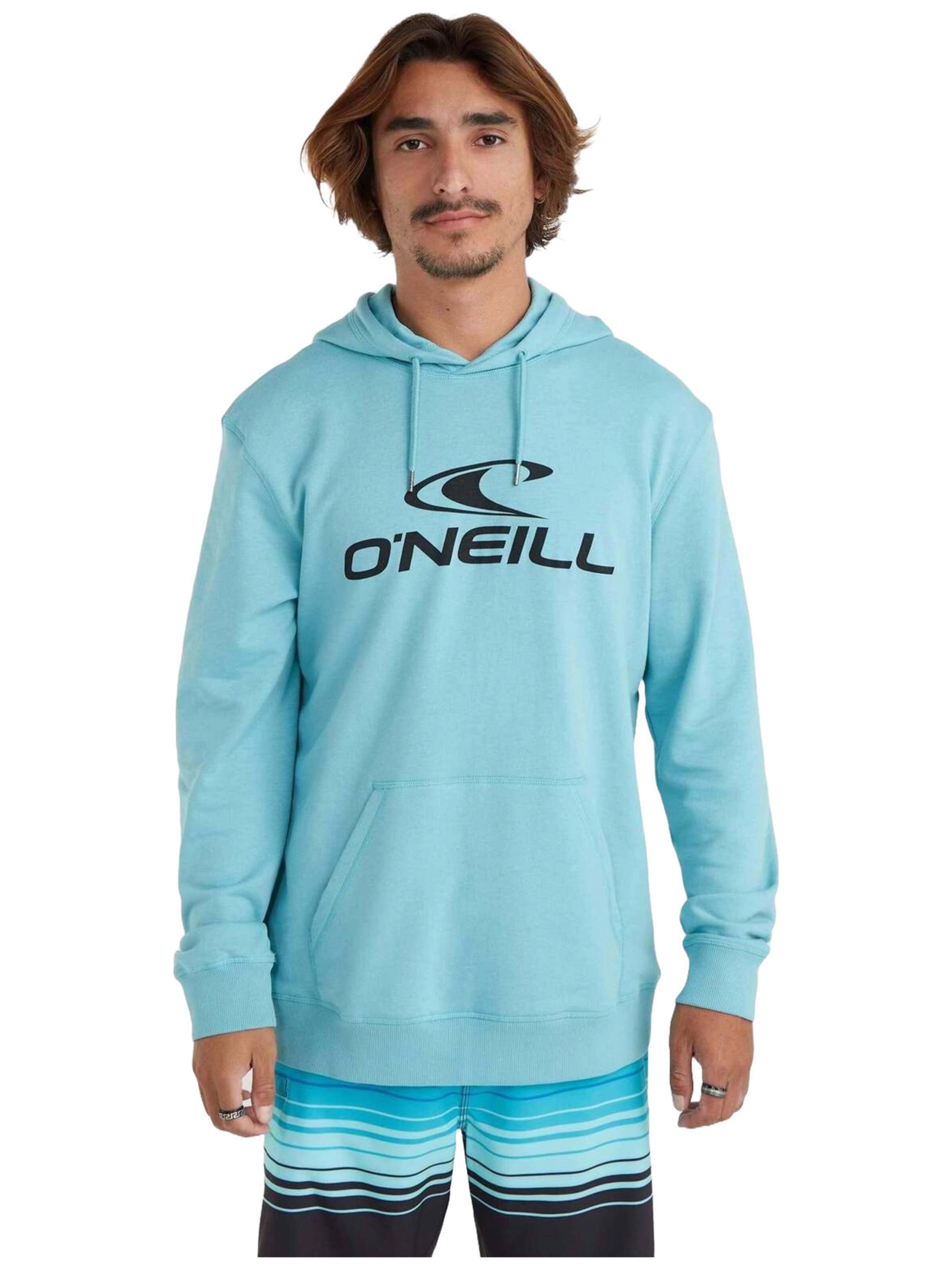 O'NEILL - Sudadera con cremallera 'O'Neill Logo Hoodie' en azul: frente