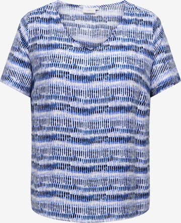 Bluză 'CARHAVANA' de la ONLY Carmakoma pe albastru: față