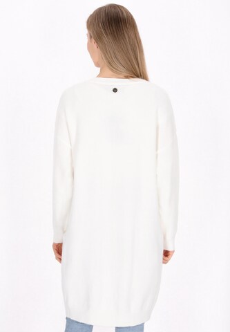 DreiMaster Maritim Strickjacke in Weiß