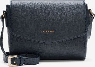 Lazarotti Crossbody Bag in Blue: front