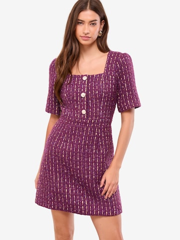 Lipsy Šaty - Fialová: predná strana