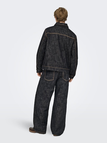 Only & Sons - Pierna ancha Vaquero 'ONSREMI' en negro