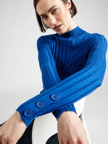 Key Largo Sweater 'WKN GO NEW' in Blue