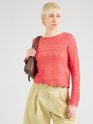 JDY Sweater 'JDYSUN' in Pink: front