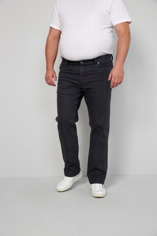 Men Plus Regular Jeans in Grau