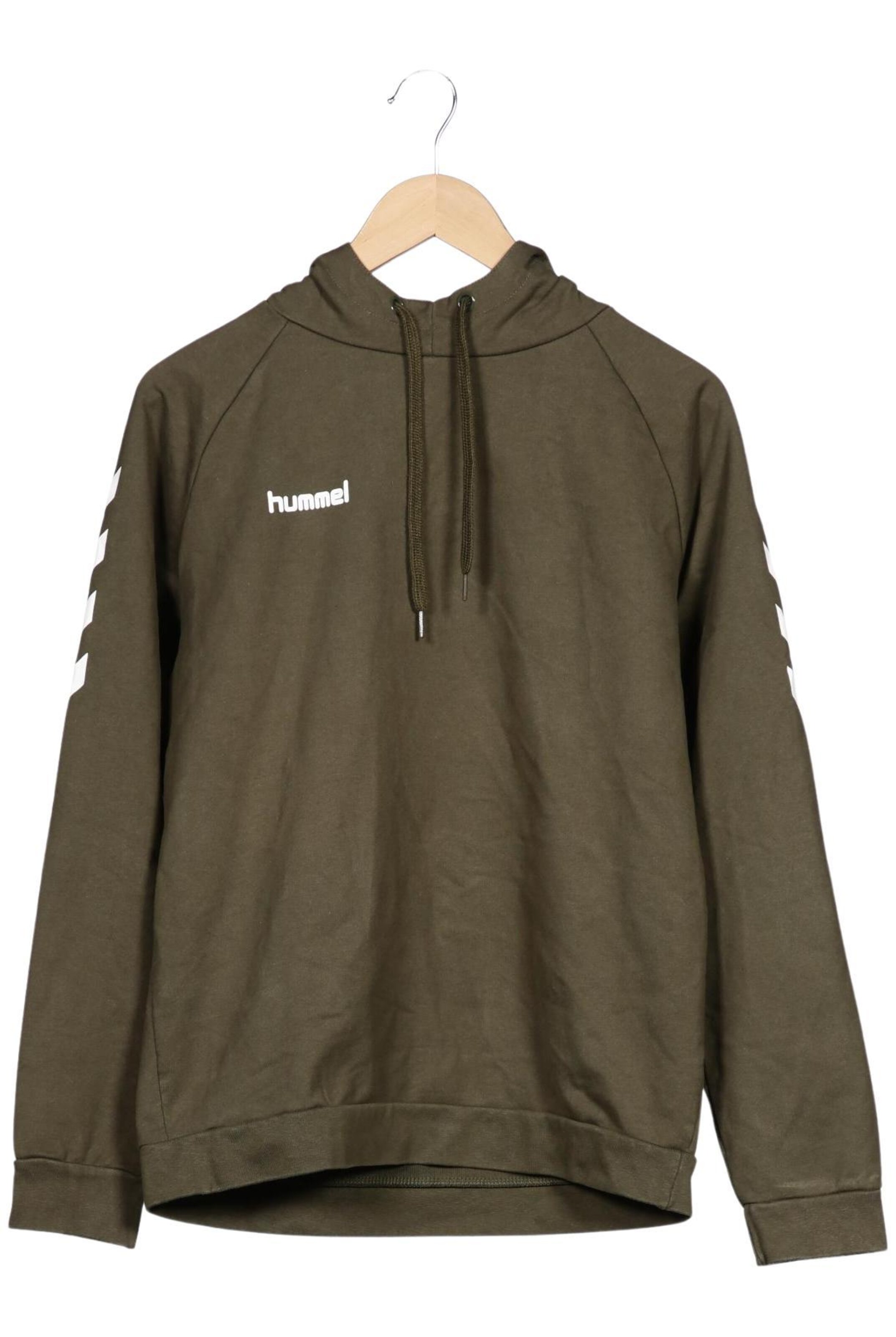 Hummel Sweatshirt & Zip-Up Hoodie in L in Green: front