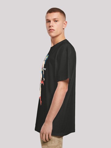 F4NT4STIC T-Shirt 'DC Comics Wonder Woman Jump' in Schwarz