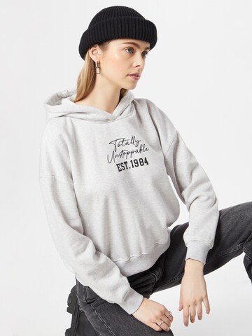 Sweat-shirt Tally Weijl en gris : devant