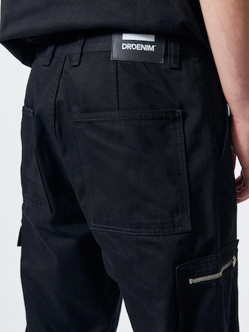 Dr. Denim Loosefit Broek 'Omar Utility' in Zwart