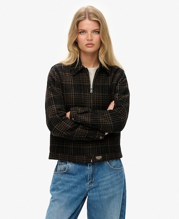 Superdry Tussenjas in Bruin: voorkant