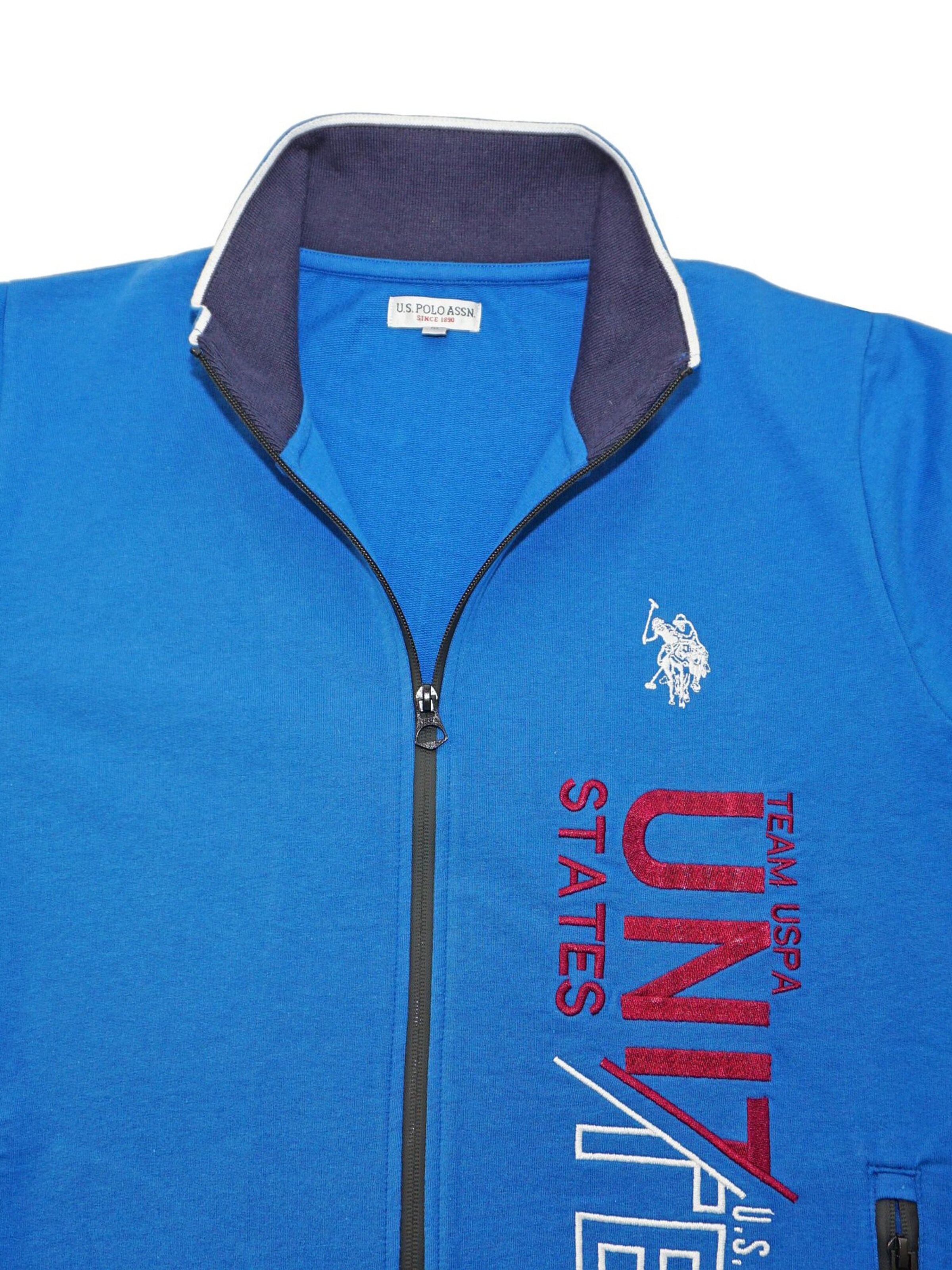 U.S. POLO ASSN. Sweatvest in Blauw