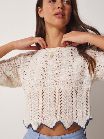 Happiness İstanbul Pullover i beige