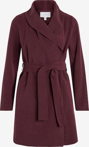 VILA Between-Seasons Coat 'Apple' in Red: front