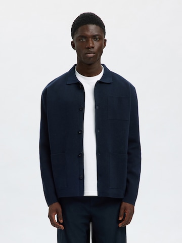 SELECTED - Cárdigan 'SLHMIKE' en azul: frente