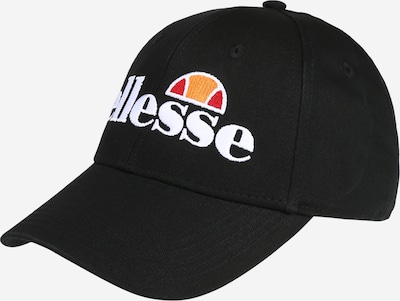 ELLESSE Hatt 'Ragusa' i mandarin / granateple / svart / hvit, Produktvisning