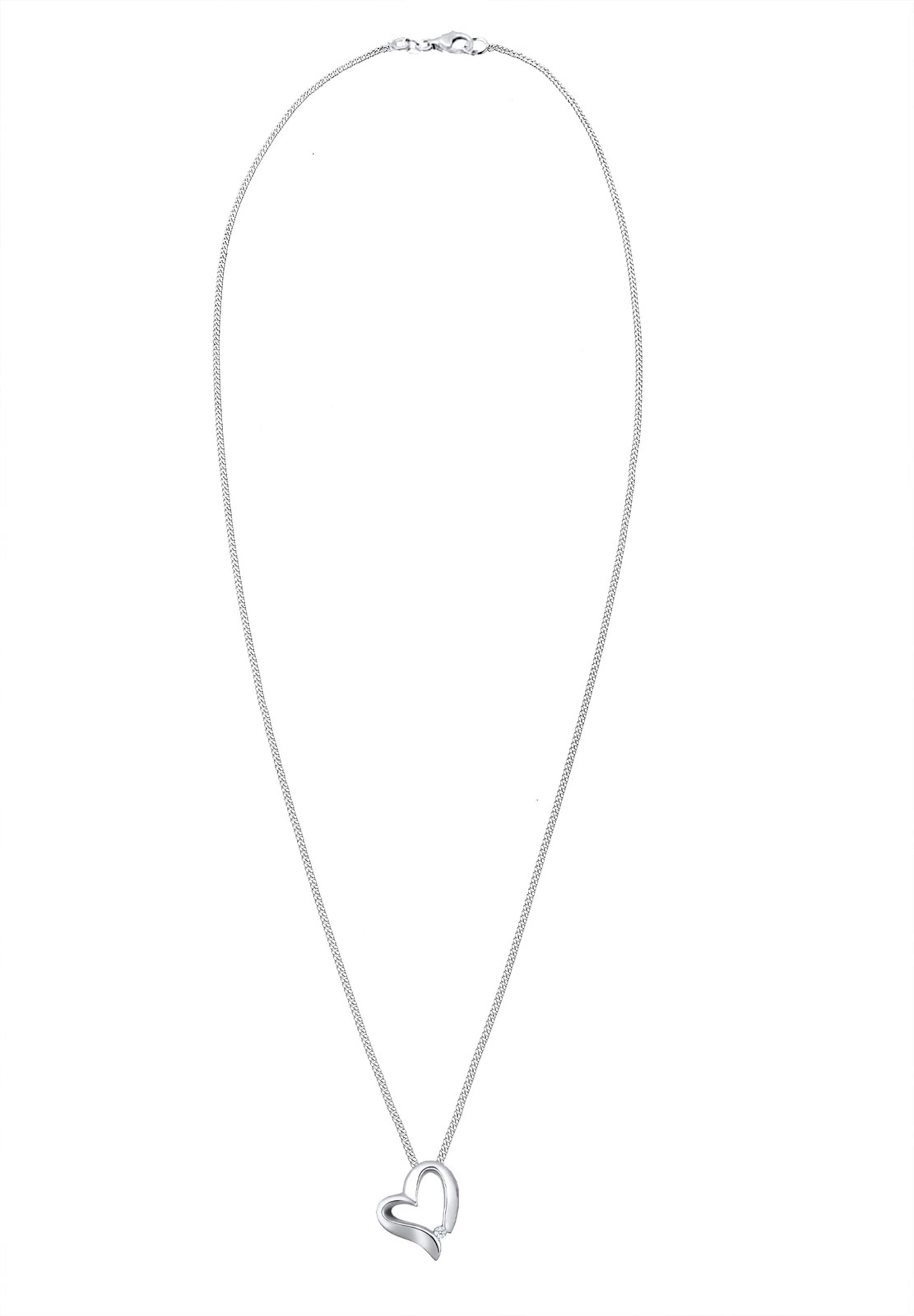 Chaîne 'Herz' Elli DIAMONDS en argent : devant
