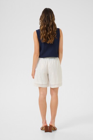 Cream Regular Broek 'CRLesia' in Wit