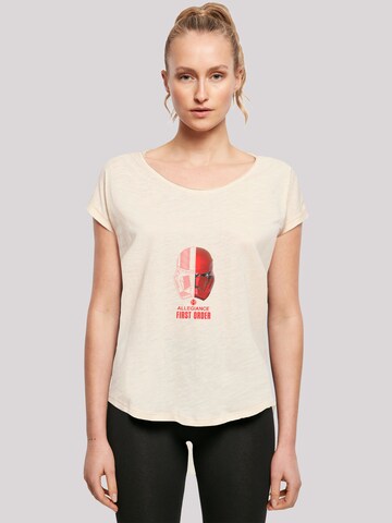 F4NT4STIC Shirt 'Allegiance First Order' in Beige: voorkant