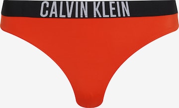 Calvin Klein Swimwear Dół bikini w kolorze czerwony: przód