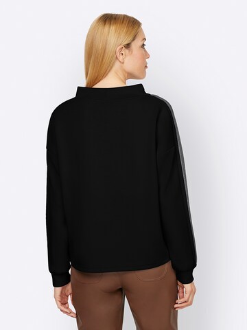 heine Sweatshirt in Zwart