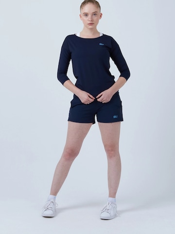 SPORTKIND Shirt '3/4 Loose Fit' in Blauw: voorkant