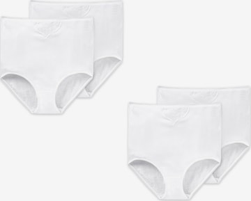 Slip 'Cotton Essentials' SCHIESSER en blanc : devant