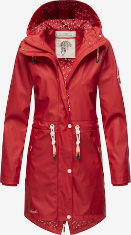 NAVAHOO Weatherproof jacket 'Tropical Storm' in Red