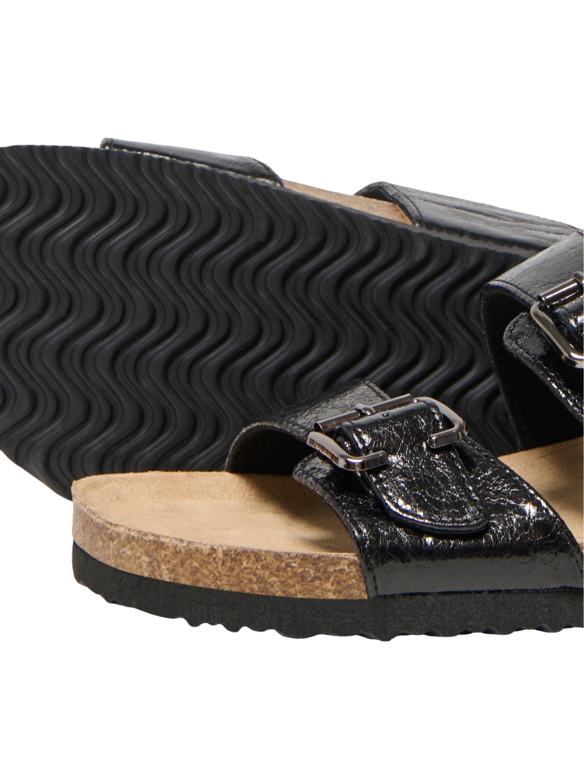 ONLY SHOES Muiltjes 'Maxi' in Zwart