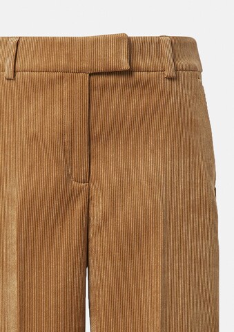 Wide Leg Pantalon à plis COMMA en marron