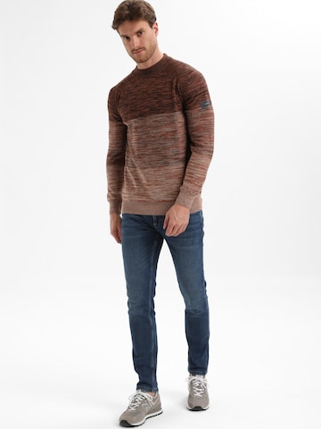 Gabbiano Pullover in Braun