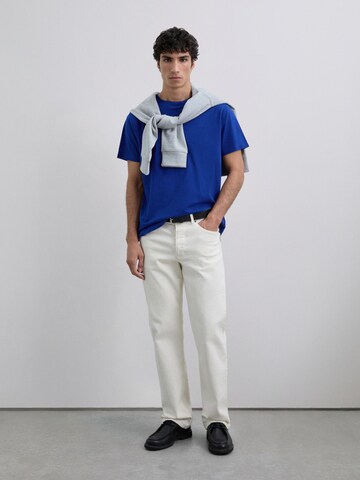Scalpers Shirt 'Newskull' in Blauw: voorkant