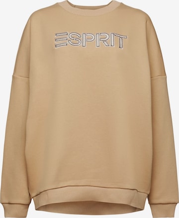 ESPRIT Sweatshirt in Beige: voorkant