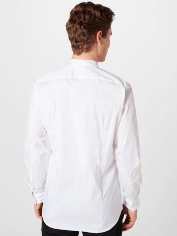 STRELLSON Slim fit Button Up Shirt 'Siro' in White