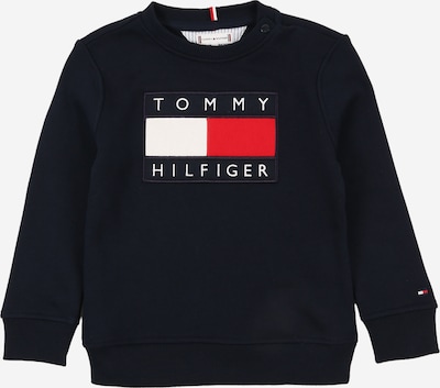 80 dydžio Megztinis be užsegimo 'Heritage' iš TOMMY HILFIGER, spalva – tamsiai mėlyna jūros spalva / raudona / balta, Prekių apžvalga