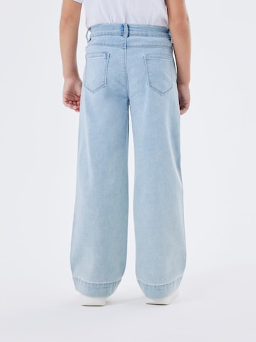 NAME IT Wide leg Jeans 'Rose' in Blauw