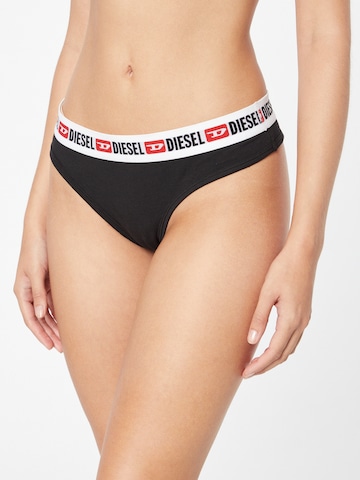 DIESEL - Tanga en negro: frente