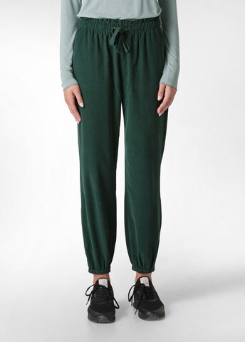 DEHA Tapered Sports trousers in Green: front