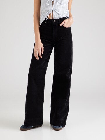 ARMEDANGELS Wide leg Trousers 'MURLIAA' in Black: front
