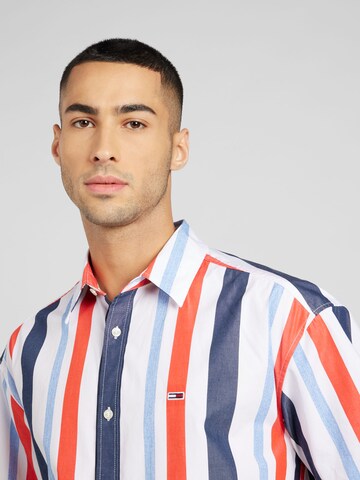 Tommy Jeans Klasický střih Košile – bílá