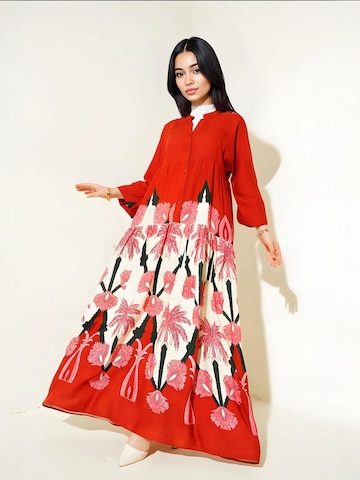 Bigdart Dress in Red: front