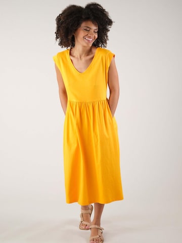 Robe d’été 'Ayna' Deeluxe en jaune : devant