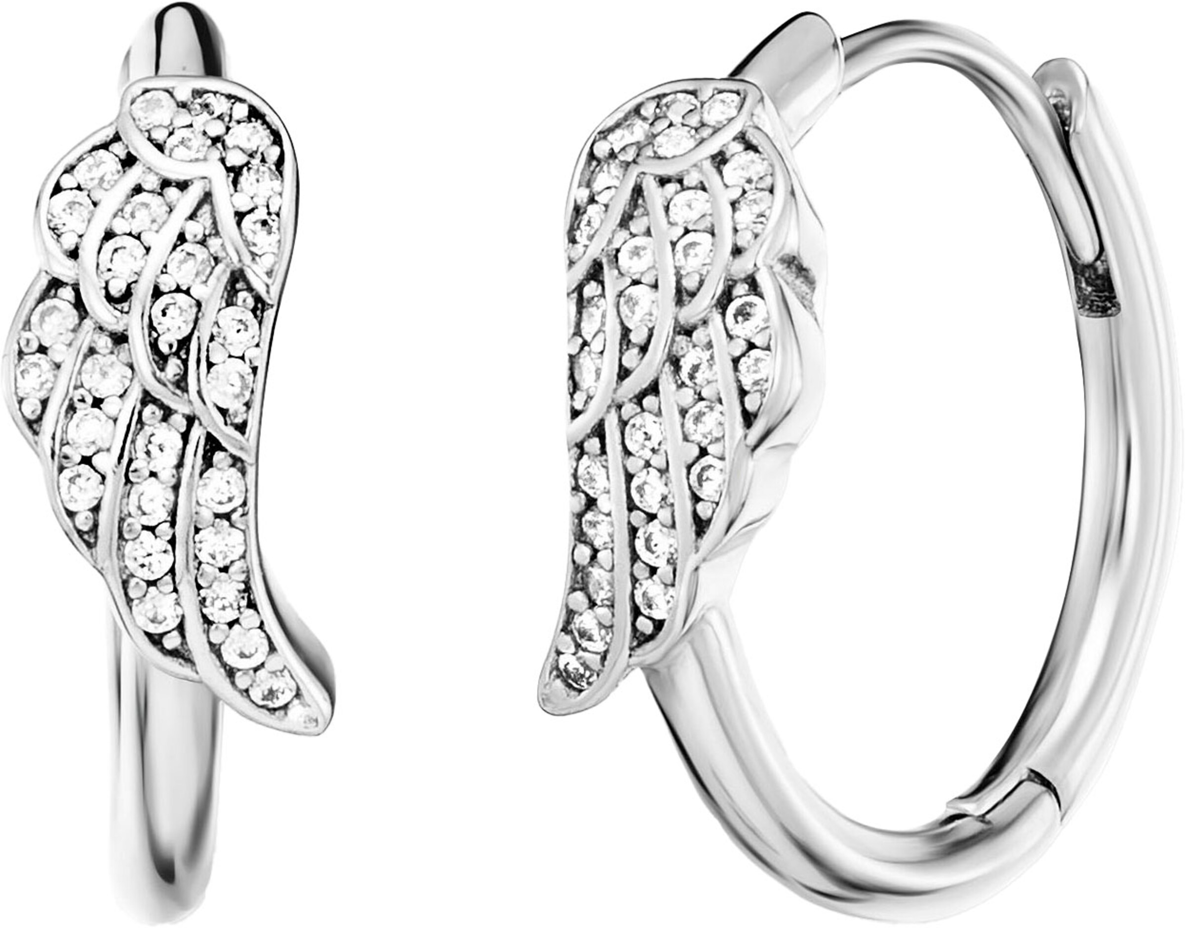 Engelsrufer Earrings in Silver: front