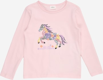 Tricou de la s.Oliver pe roz: față